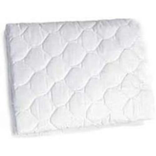 BabyDoll Bedding Fitted Waterproof Cradle Mattress Protector,18x36, white