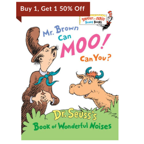 Mr. Brown Can Moo! Can You?: Dr. Seuss's Book of Wonderful Noises (Bright and Early Board Books Series) by Dr. Seuss, Board Book | Barnes & Noble®