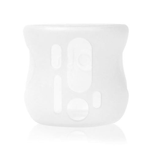 Olababy Silicone Sleeve for Avent Natural Glass Baby Bottles (4 oz, Translucent) - 4 Ounce