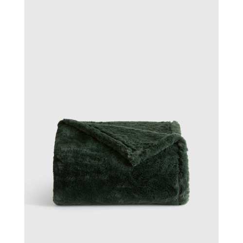 Ultra-Fine Recycled Faux Fur Throw