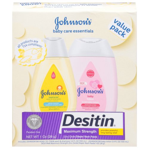 Johnson's Baby Baby Care Essentials Gift Set, Travel-Size