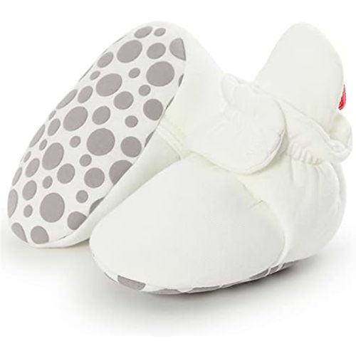 KIDSUN Infant Baby Boy Girl Cozy Fleece Bootie Newborn Stay On Slipper Winter Warm Gripper Non-Slip Crib Shoes