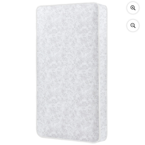 Dream On Me Twinkle 5” Crib & Toddler Bed Mattress, Fits All Full-Size Cribs & Toddler Beds, 88 Coil Inner Spring Support, Waterproof & Stain-Resistant Vinyl Cover, Greenguard Gold & JPMA Certified