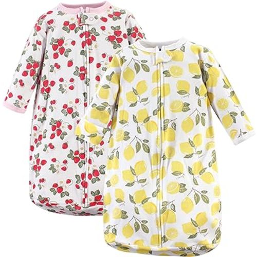 Hudson Baby Unisex BabyCotton Long-Sleeve Wearable Sleeping Bag, Sack, Blanket