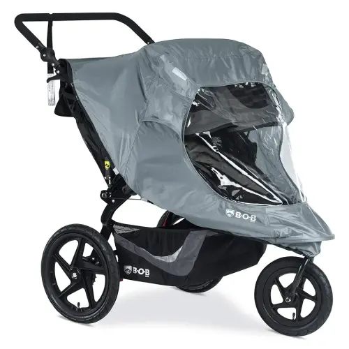 BOB Gear Duallie Swivel Wheel Stroller Weather Shield | Water and Wind Resistant + Ventilated + Easy Install