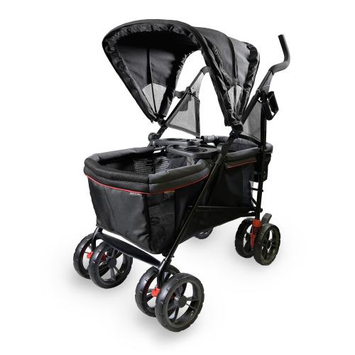 Summer Ingenuity 3Dlite Double Buggy Wagon Stroller with Baby Accessories