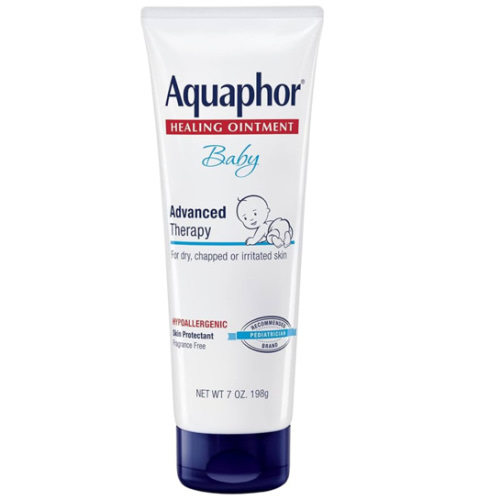 Aquaphor Baby Healing Ointment Advanced Therapy Skin Protectant, Dry Skin and Diaper Rash Ointment, 7 Oz Tube