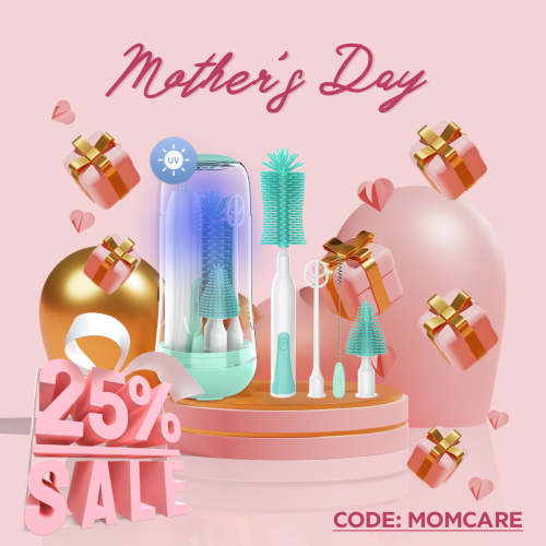 MomMed Electric Bottle Brush Cleaner Set (UV light)