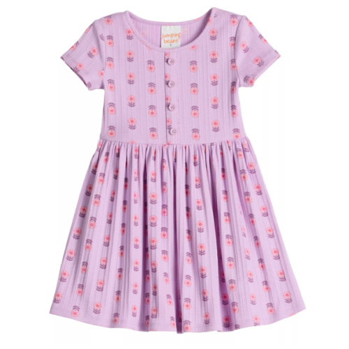 Girls 4-12 Jumping Beans® Ribbed Henley Dress