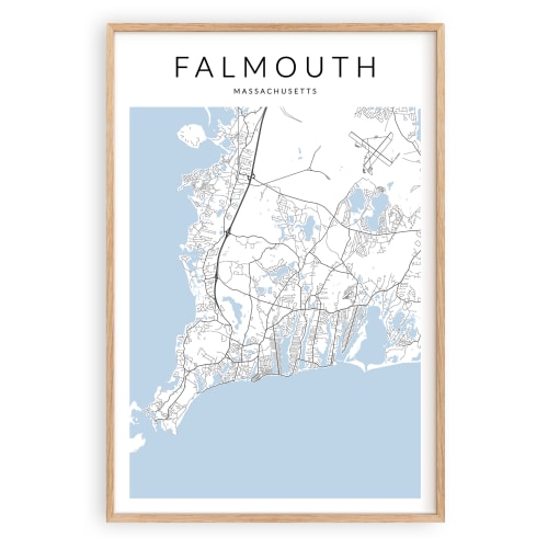 Falmouth Map Print
