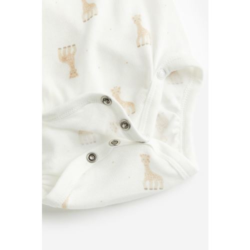 2-piece Printed Cotton set, Sophie la girafe