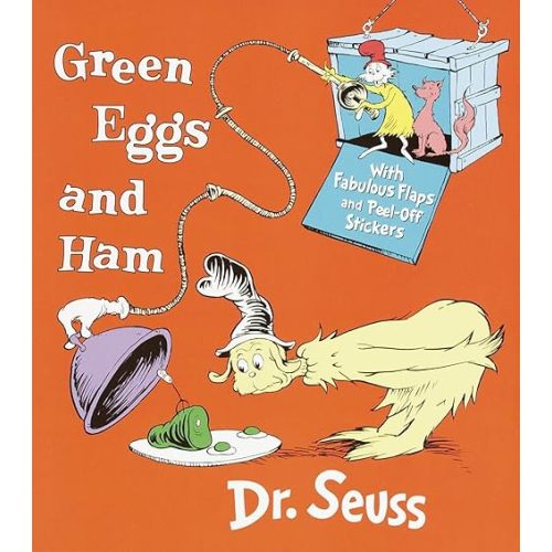 Green Eggs and Ham: With Fabulous Flaps and Peel-Off Stickers Board book – Lift the flap, January 1, 2001