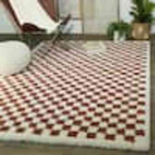 BALTA Covey Burnt Orange 7 ft. 10 in. x 10 ft. Geometric Area Rug 3094960