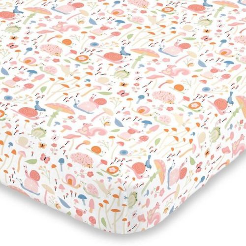 NoJo Spring Garden Mini Crib Sheet