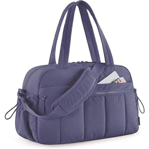 BAGSMART Gym Bag for Women, Duffle Bag for Travel with Wet Pocket, Lightweight Carry on Weekender Duffel, Water Resistant