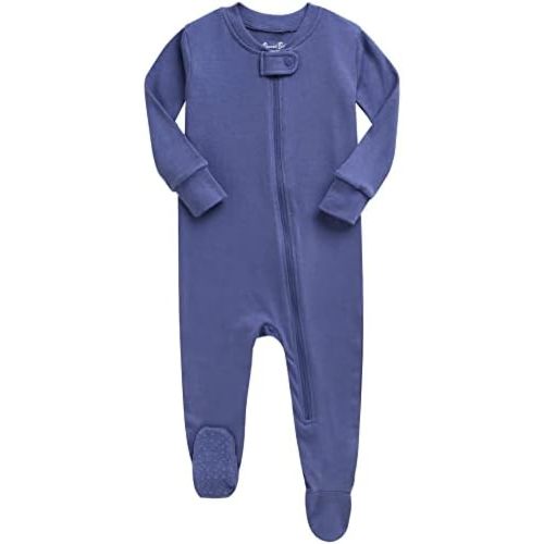 VAENAIT BABY Infant Toddler Boys Girls Footed One-Piece Sleep and Play Premium Modal Pajamas 1-2 Pieces