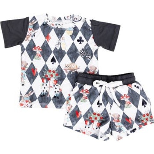 Baby's Alice in Wonderland Shorts and Shirt Set
