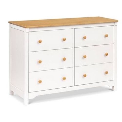 Davinci Shea 6-drawer Dresser - Warm White And Honey