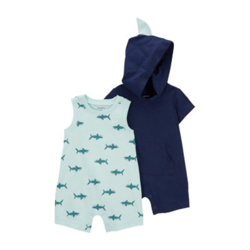 Carter's Baby Boys 2-pc. Short Sleeve Romper