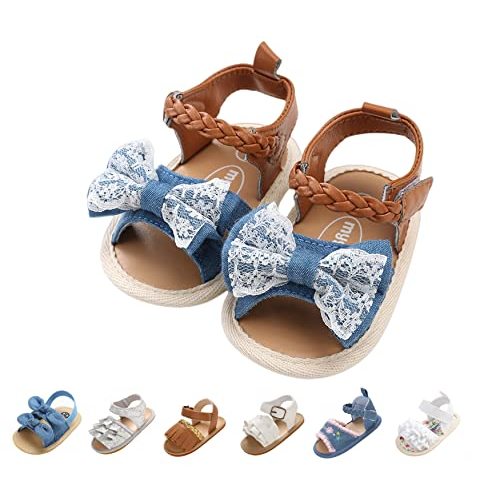 Baby Girls Sandals Summer Shoes Outdoor First Walker Toddler Girls Shoes for Summer