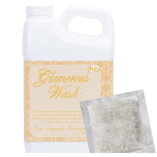 TYLER CANDLE COMPANY Glam Wash Diva 32 Fl Oz Laundry Detergent/w Dryer Sachet Single Pouch