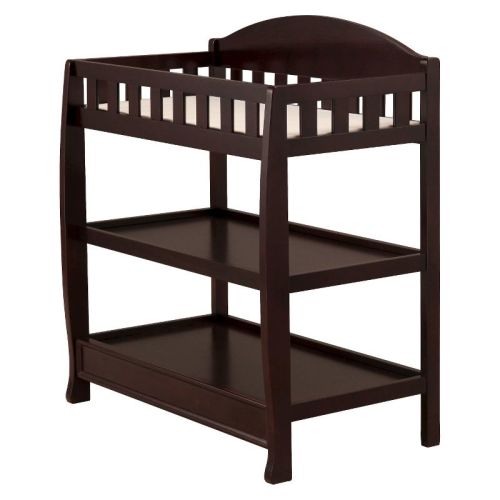 Delta Children Infant Changing Table With Pad - Dark Chocolate