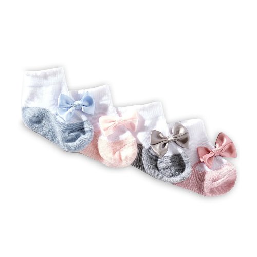 Edgehill Collection Baby 4 Pack Assorted Ballerina Socks