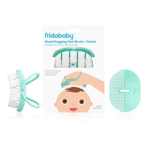 Fridababy Baby Head-Hugging Hairbrush & Styling Comb Set