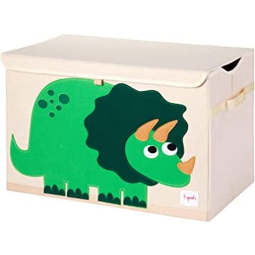 3 Sprouts Large Toy Chest for Kids with Lid - Toy Storage Bin/Trunk/Box/Basket Organizer for Kids Room, Playroom, Nursery