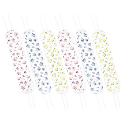 Luvable Friends Infant Girl Belly Binder 6pk, Floral, 0-6 Months