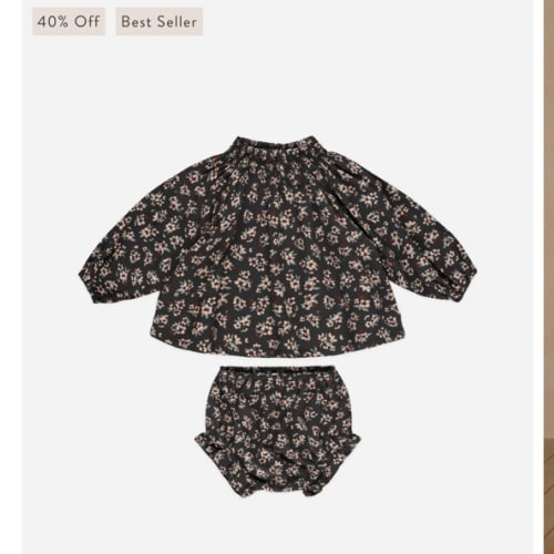 Quincy Set || Dark Floral – Rylee + Cru