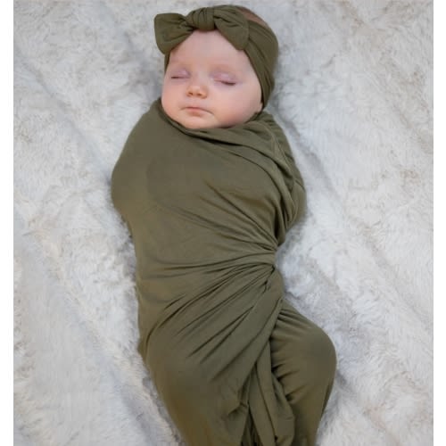 Baby Swaddle Set: Sage