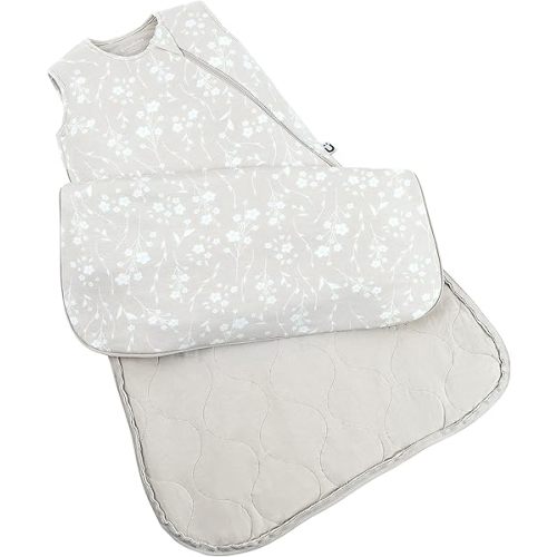 GUNAMUNA günamüna Unisex Baby, Toddler Wearable Blanket, Sleeping Bag Bamboo Rayon, Sleep Sack with Diaper Zipper, 1.0 TOG