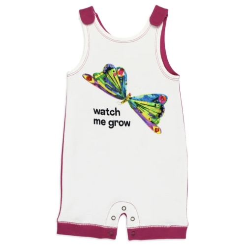 Organic Sleeveless Romper in Watch Me Grow – L'ovedbaby (6-9mo)