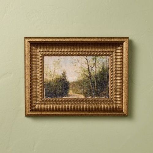 6.5"x8.5" Horizontal Landscape Road Framed Wall Art - Hearth & Hand™ with Magnolia