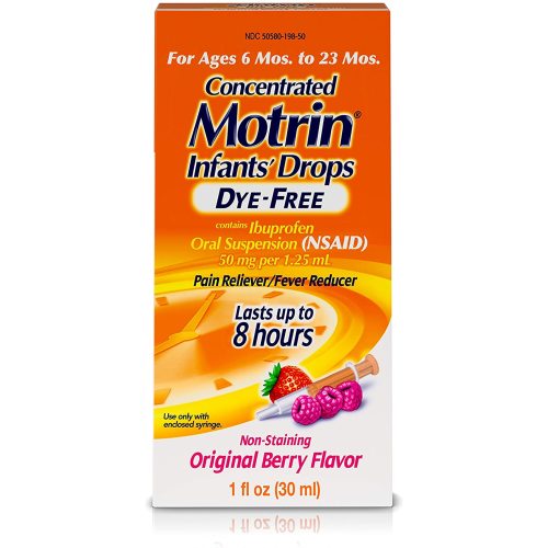 Infants' Motrin Concentrated Liquid Medicine Drops with Ibuprofen, Berry, 1 fl. oz