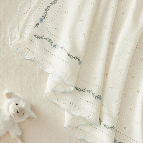 AERIN Pointelle Baby Blanket