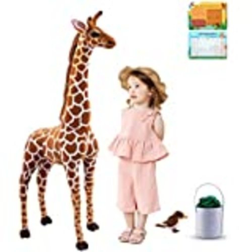 Melissa & Doug Giant Giraffe - Lifelike Stuffed Animal (over 4 feet tall)