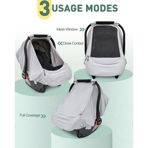 Amazon.com: Baby Car Seat Cover,Sunproof Car Seat Canopy for Babies,Baby Boy Car Seat Cover, Baby Girl Car Seat Sun Shade Cover,Infant Carseat Covers for Summer/Autumn Use(Gray) : Baby