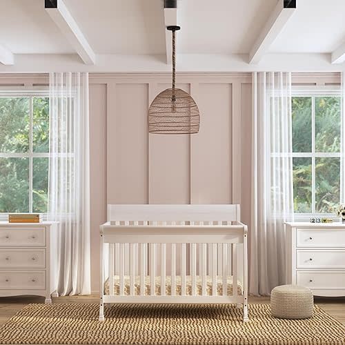 DaVinci Kalani 4-in-1 Convertible Crib in White, Greenguard Gold Certified