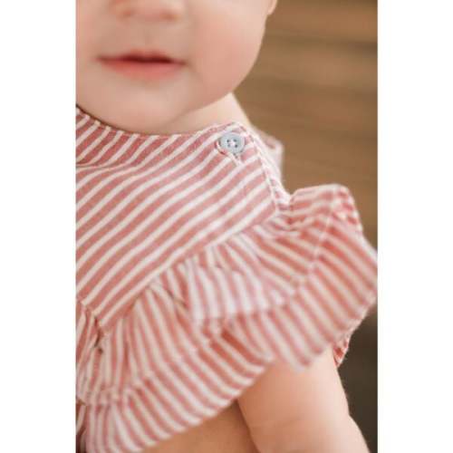 Seersucker Flutter One-Piece, Anchor Red - Pehr | Maisonette