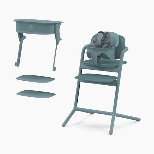 Cybex LEMO 3-in-1 High Chair + Training Tower Set - Stone Blue