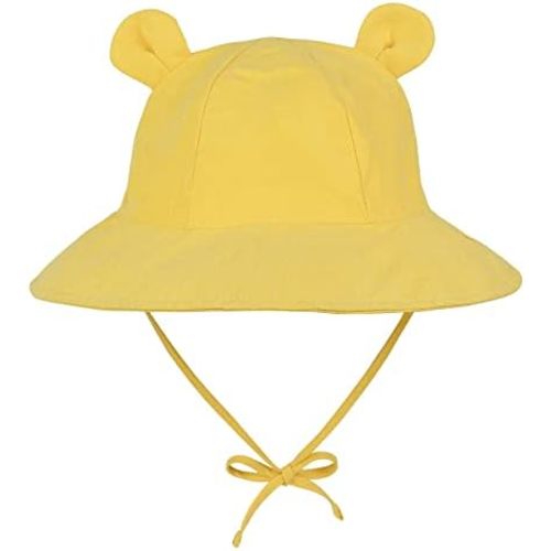 Zando Baby Toddler Sun Bucket Hats Wide Brim Beach Hats Infants Girls Cap Sun Protection Summer Kid Hat