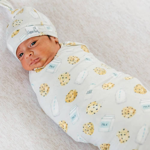 Knit Swaddle Blanket - Chip
