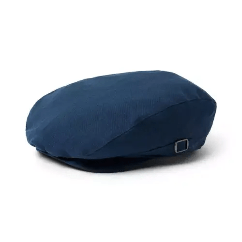 Boy Night Sky Navy Linen-Cotton Newsboy Cap by Janie and Jack