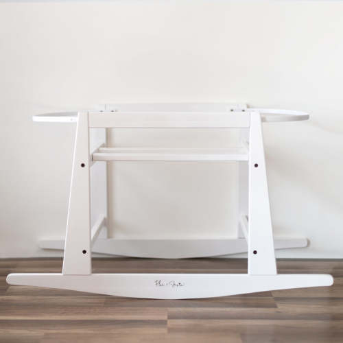 Original RockingMoses Bassinet Standwith brakeWhite