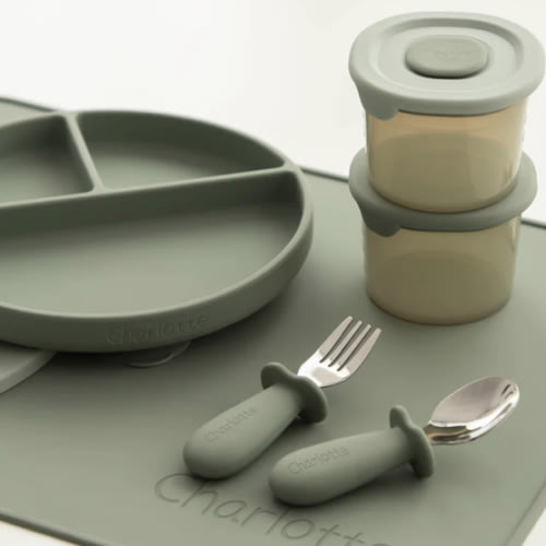 First Bites Set (Sage/Mint)