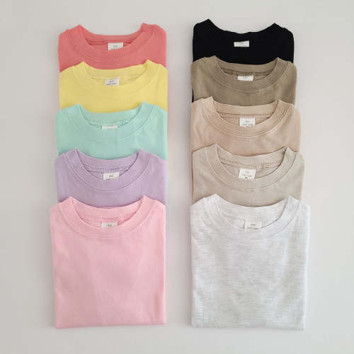 Kids Oversized Basic T- Shirt (1-5y) - 10 Colors – AT NOON STORE