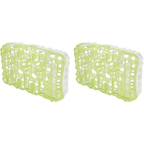 Dr. Brown's Dishwasher Basket for Small Baby Bottle Parts, Pacifiers, and Accessories, Clean, Store and Organize Newborn Essentials, Green, BPA-free (Pack of 2)