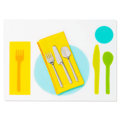 Kid's Montessori Placemat & Utensils | Lovevery